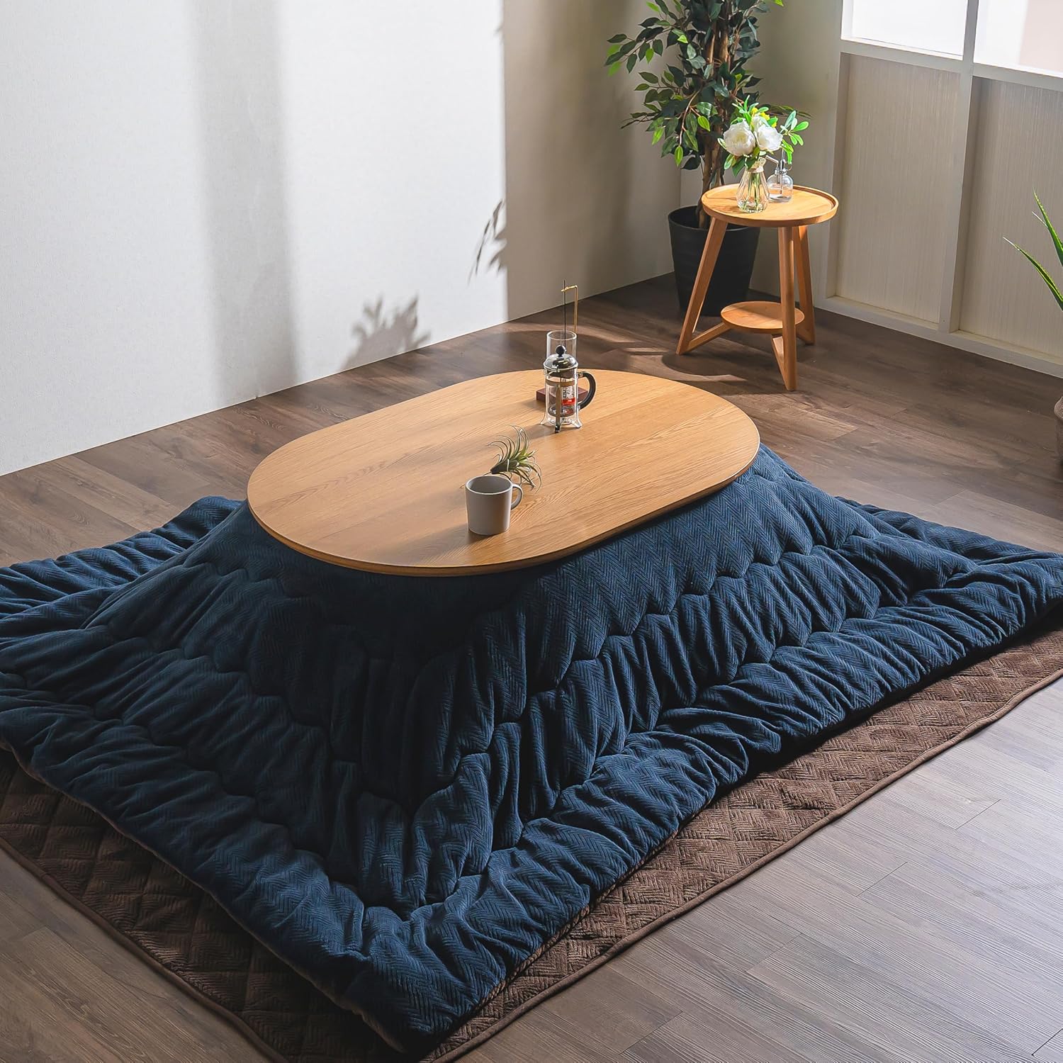 山善 一人用こたつ ぬくもり庵 VGA-58H 58×58 ㎝ 椅子・布団セット 山善 一人用こたつ ぬくもり庵 VGA-58H 58×58 椅子・布団セット 山善 一人